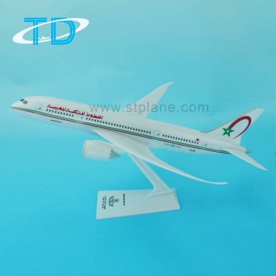 Abs Plastic Royal Air Maroc B787-8(28cm) Miniature Planes