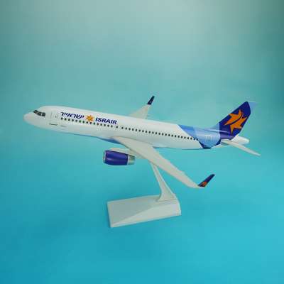 ISRAIR Plane A320 Scale 1/100 Plastic Model